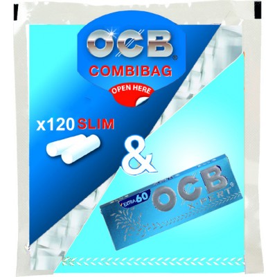 PROV-C01191035 OCB FILTRI 6mm. SLIM BUSTA 120x34 + CARTINA X-PERT OMAGGIO